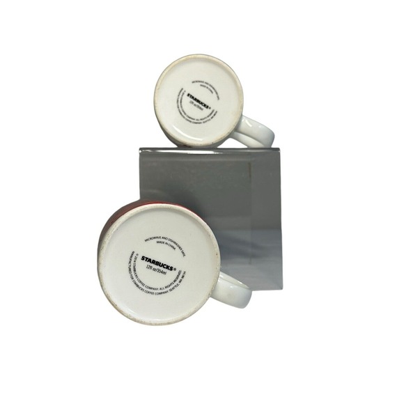 Starbucks‎ 12oz Mugs 2014 Red and Gold - Picture 2 of 4